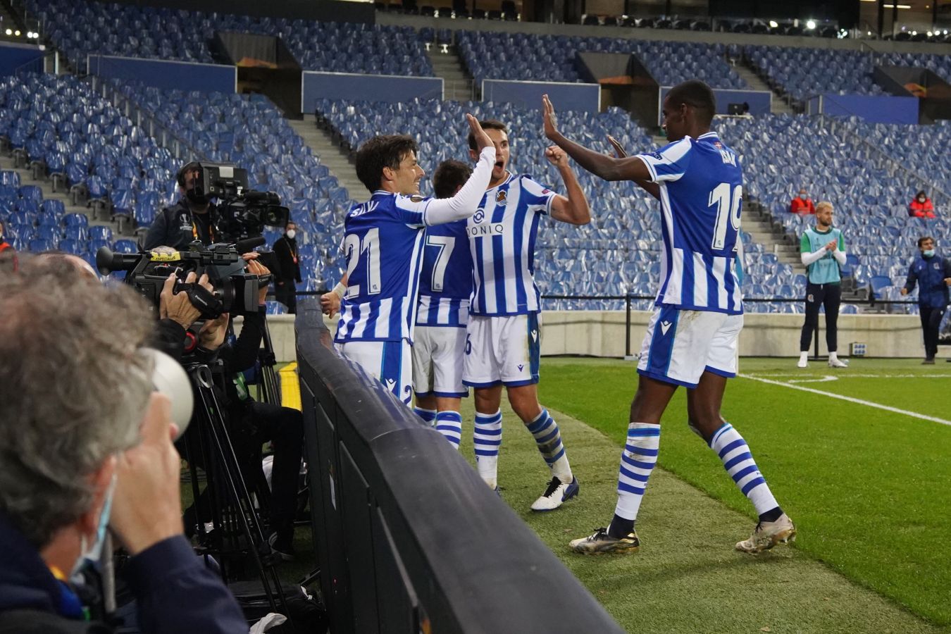 Los txuri-urdin sumaron los tres puntos gracias al gol de Portu en el minuto 58. 