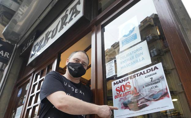 Joseba Balda (Ezkurra): «Cuando se habla de Euskadi y de Donostia se presume de gastronomía, pero después los hosteleros no somos esenciales»