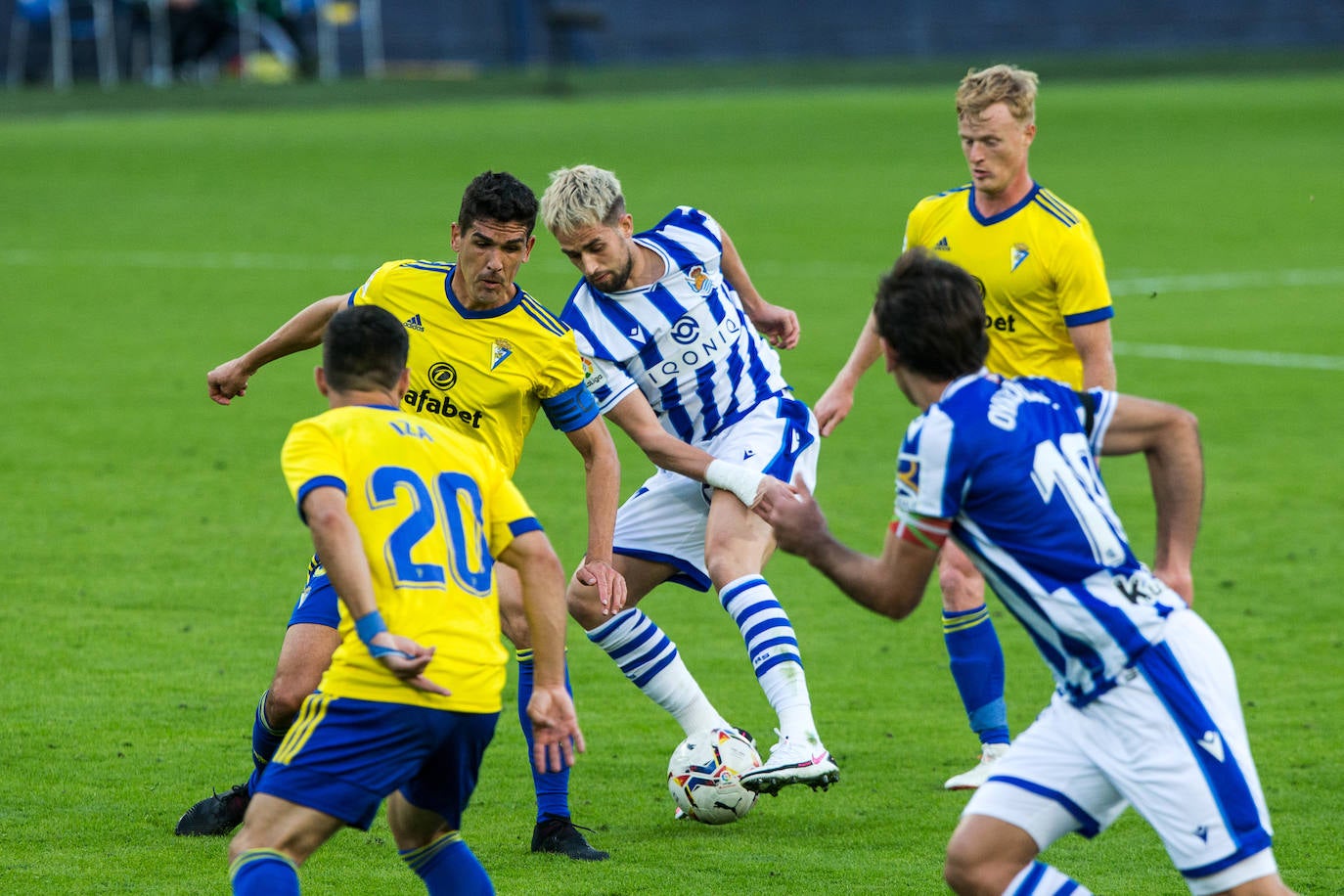 Fotos: Las mejores imágenes del Cádiz - Real Sociedad