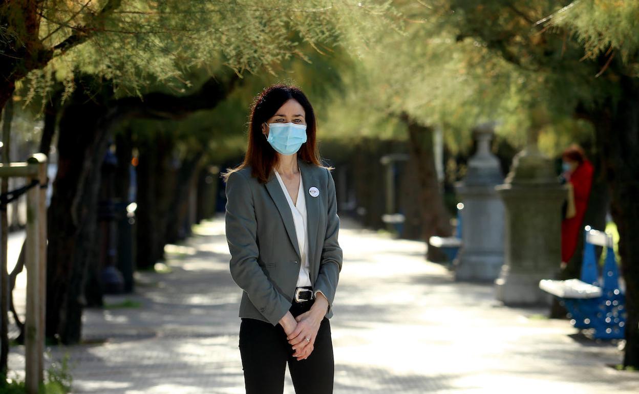 Miren Dobaran, el pasado viernes en San Sebastián.