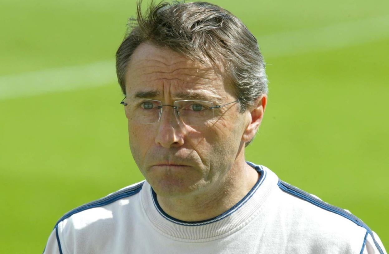 Raynald Denoueix, en un entrenamiento en Zubieta en abril de 2004. 