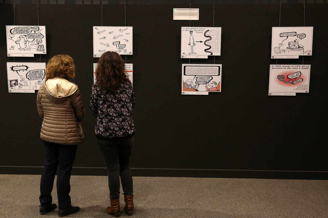 El museo de la ciencia Eureka! de San Sebastián acoge desde este miércoles una exposición de viñetas de Forges relacionadas con las actividades científicas y la tecnología. Se trata de una iniciativa promovida por el Consejo Superior de Investigaciones Científicas (CSIC) con el doble propósito de rendir un homenaje al popular humorista, que falleció en febrero de 2018, y propiciar al mismo tiempo un acercamiento del espectador a la ciencia a través del humor.