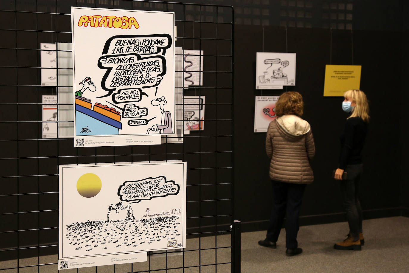 El museo de la ciencia Eureka! de San Sebastián acoge desde este miércoles una exposición de viñetas de Forges relacionadas con las actividades científicas y la tecnología. Se trata de una iniciativa promovida por el Consejo Superior de Investigaciones Científicas (CSIC) con el doble propósito de rendir un homenaje al popular humorista, que falleció en febrero de 2018, y propiciar al mismo tiempo un acercamiento del espectador a la ciencia a través del humor.