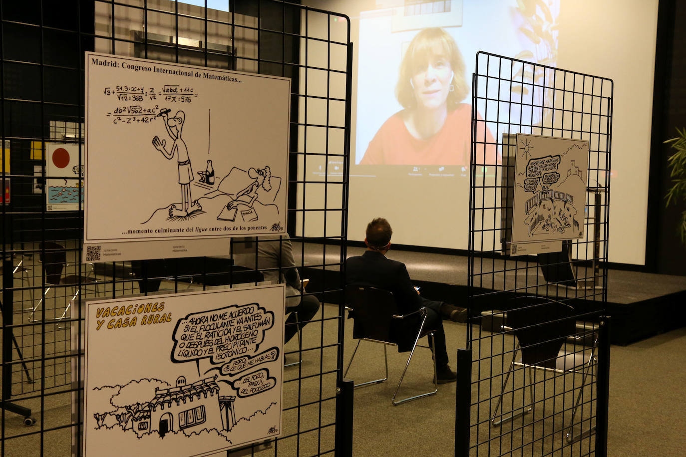 El museo de la ciencia Eureka! de San Sebastián acoge desde este miércoles una exposición de viñetas de Forges relacionadas con las actividades científicas y la tecnología. Se trata de una iniciativa promovida por el Consejo Superior de Investigaciones Científicas (CSIC) con el doble propósito de rendir un homenaje al popular humorista, que falleció en febrero de 2018, y propiciar al mismo tiempo un acercamiento del espectador a la ciencia a través del humor.