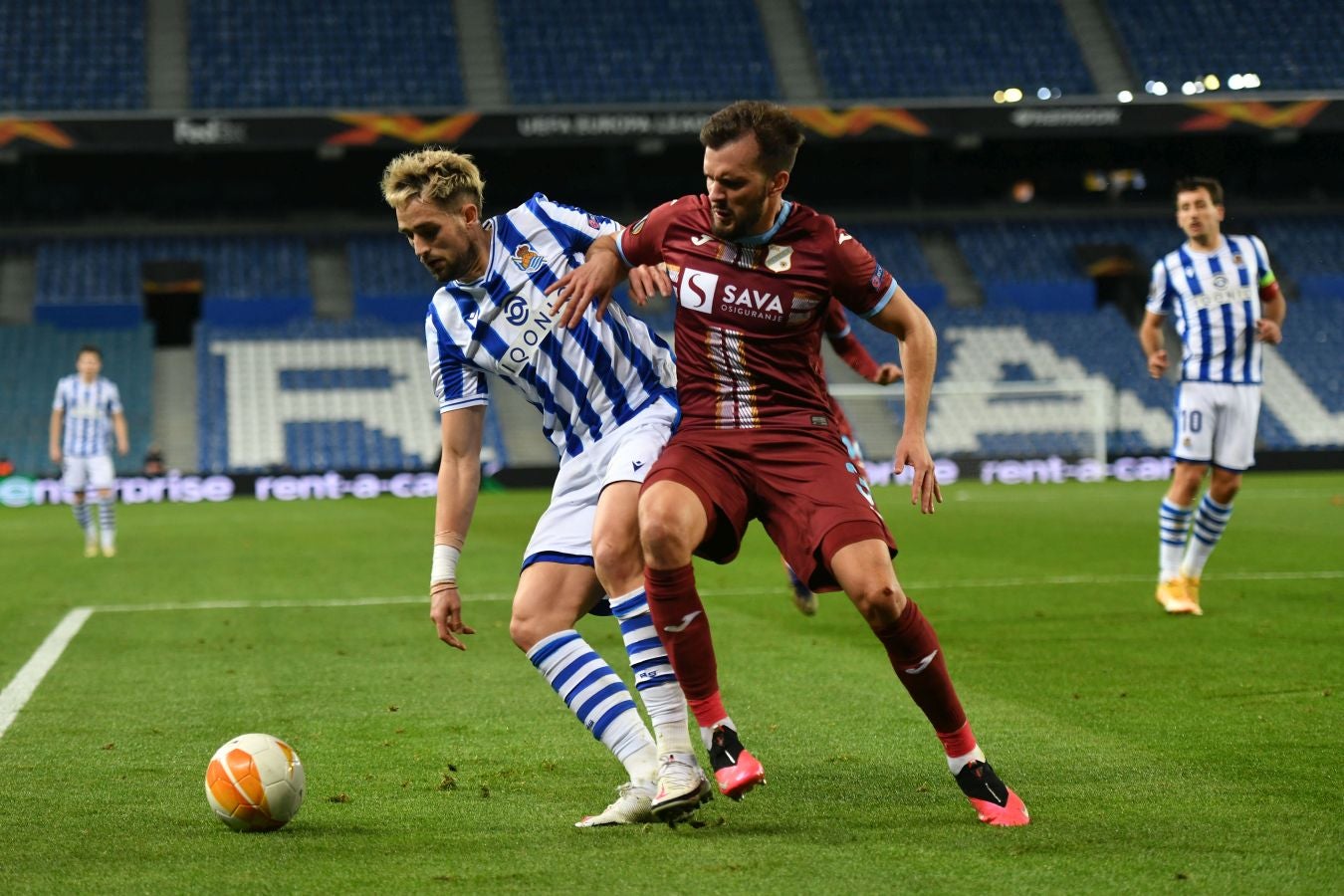 La Real Sociedad busca una victoria ante el colista del grupo F que le permita lograr la clasificación a la siguiente ronda de la Europa League.