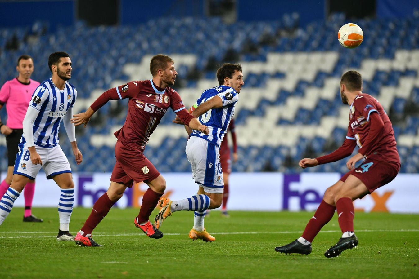 La Real Sociedad busca una victoria ante el colista del grupo F que le permita lograr la clasificación a la siguiente ronda de la Europa League.
