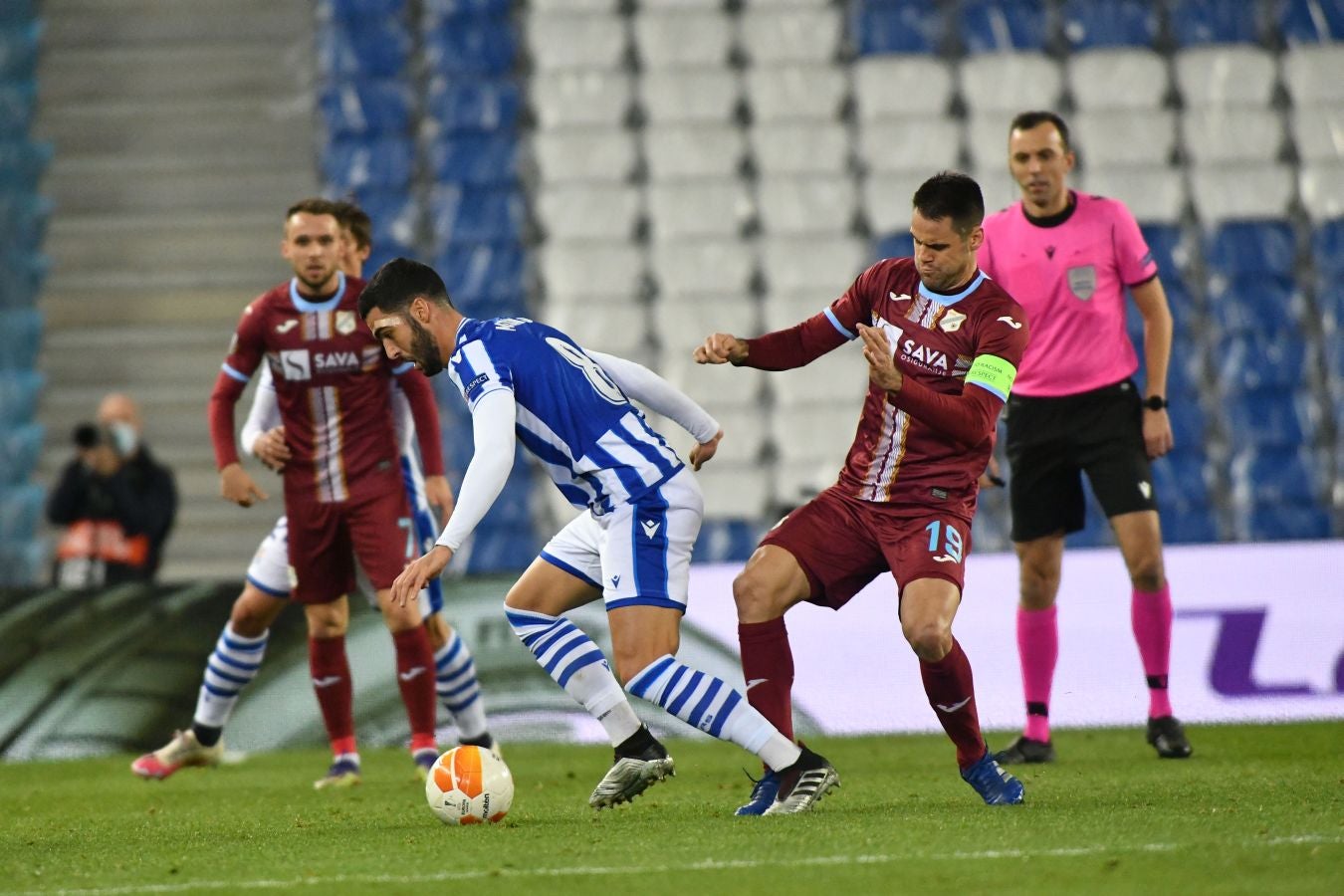 La Real Sociedad busca una victoria ante el colista del grupo F que le permita lograr la clasificación a la siguiente ronda de la Europa League.
