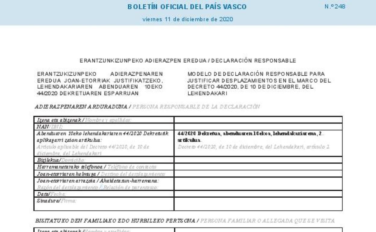 Descárgate el justificante oficial para poder viajar entre comunidades estas Navidades