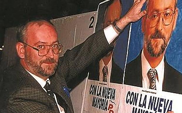 Azpíroz de candidato en una campaña electoral. 