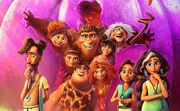 Anna Castillo y Raúl Arévalo debutan en doblaje con 'Croods: Una nueva era'