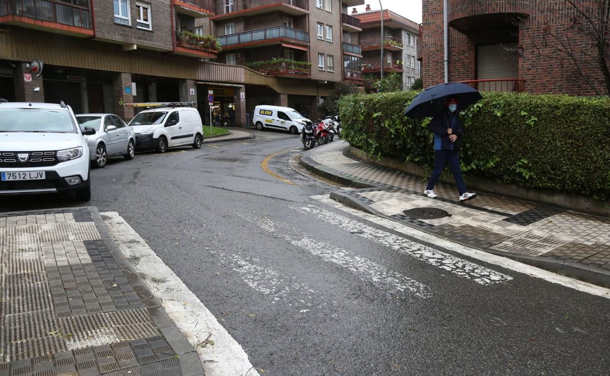 Un paso de cebra borrado, en Borroto