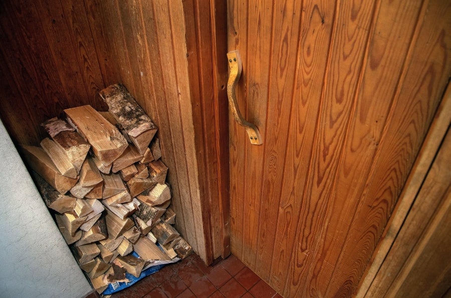 Fotos: Ver el partido, desde la sauna