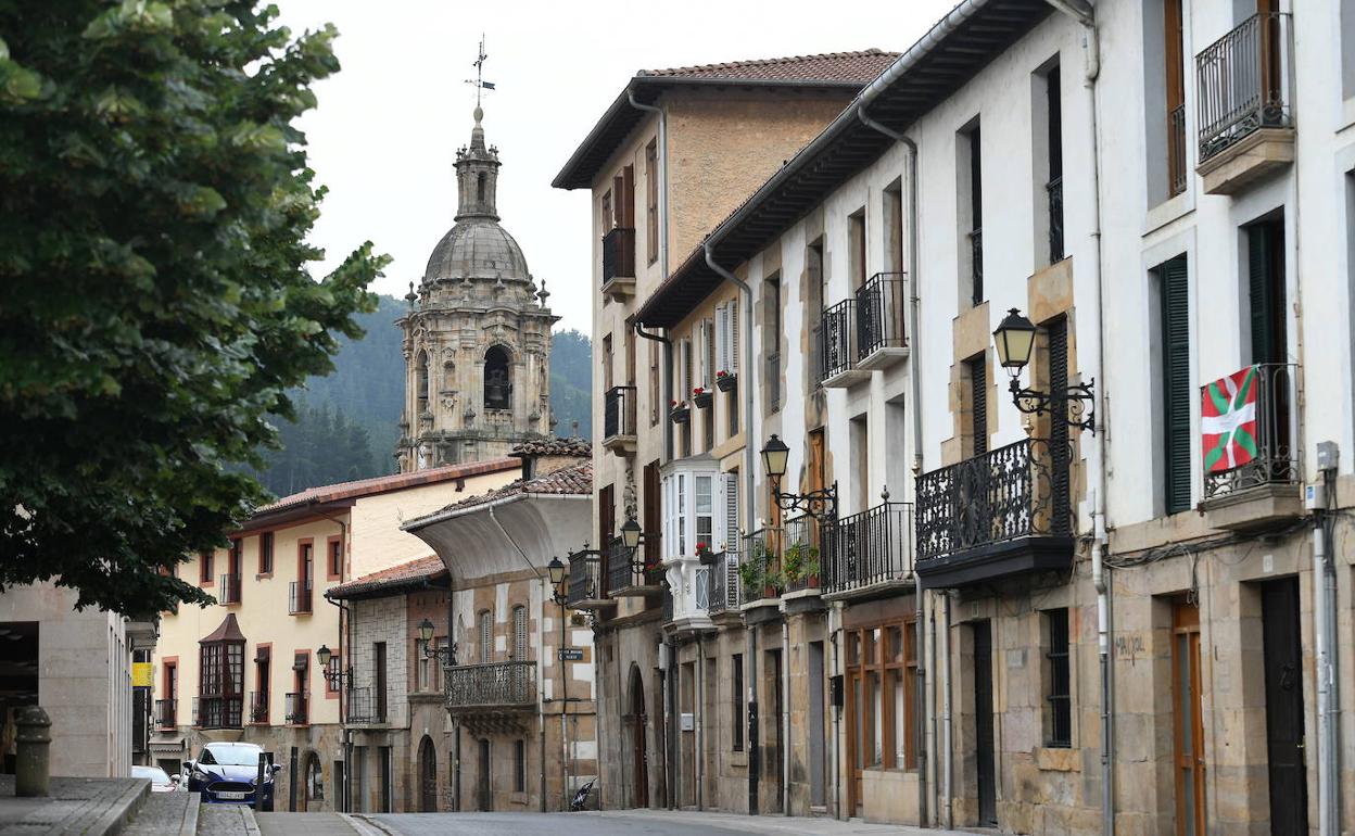 Imagen de archivo de las calles de Eskoriatza.