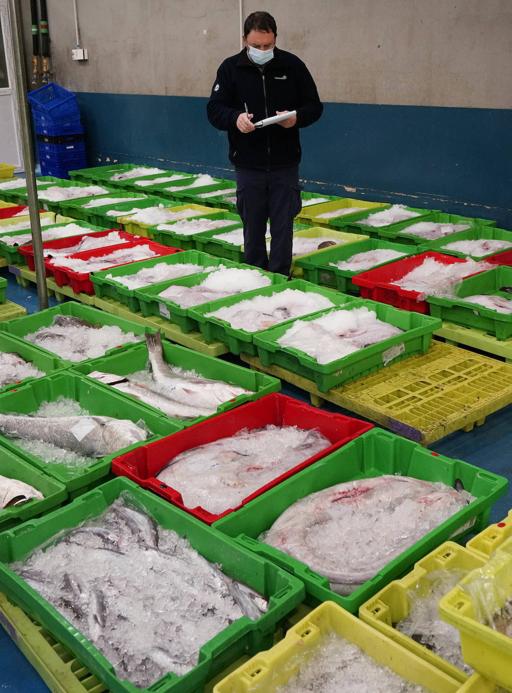 La lonja de Pasaia confirma que la Navidad será distinta, al detectarse en los encargos que las celebraciones van a ser de menos personas. Armadores, vendedores, mayoristas y minoristas trabajan estos días sin descanso para que ninguna familia o establecimiento hostelero se quede estas Navidades sin pescado fresco.