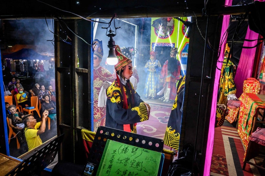 Fotos: Entre bambalinas de una ópera china