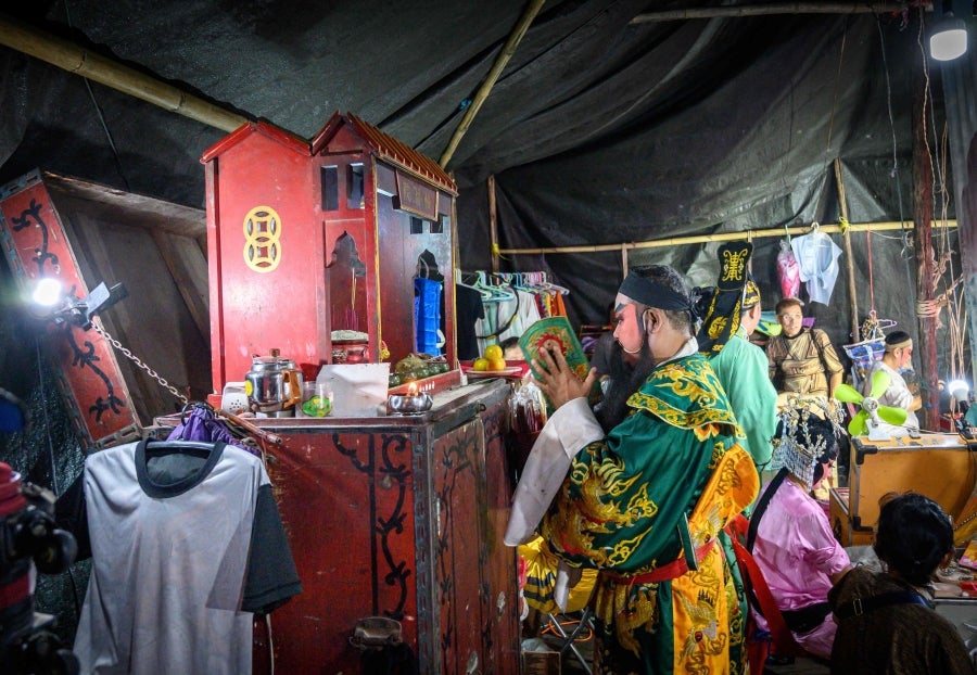 Fotos: Entre bambalinas de una ópera china