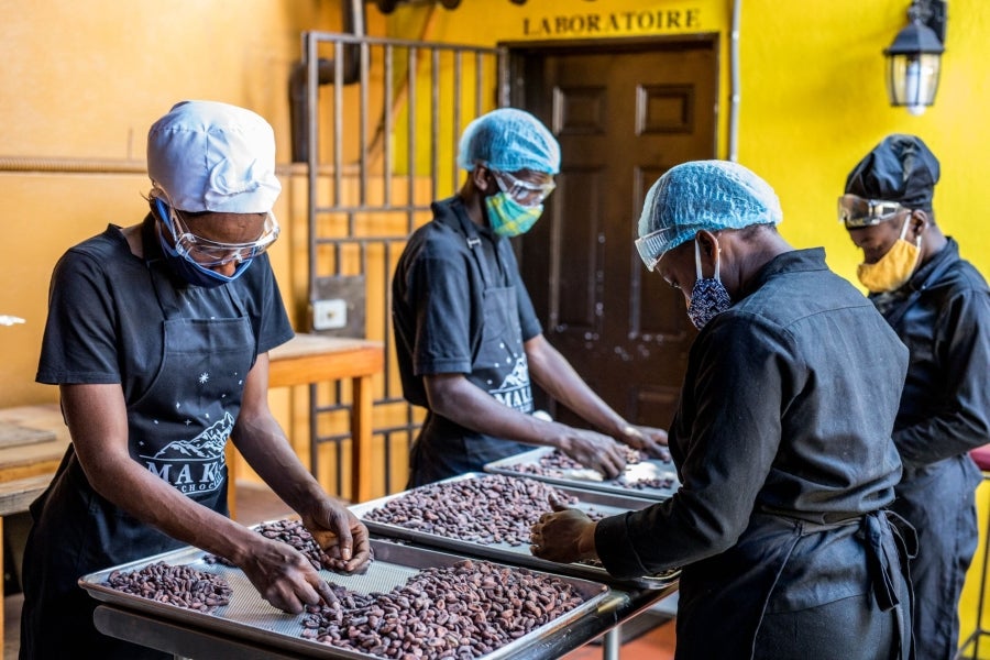 Aunque pequeño frente a los gigantes de América del Sur, Haití está desarrollando lentamente su industria del cacao para garantizar mejores ingresos a miles de agricultores modestos y acabar con el estereotipo del arte gastronómico conocido como el dominio de los países ricos. 