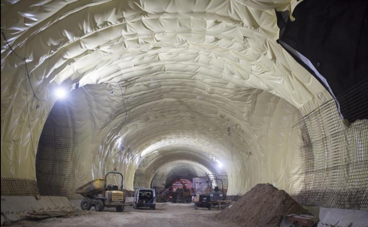 Caverna donde se ubicará la tercera estación del Topo, la de Centro-La Concha. 