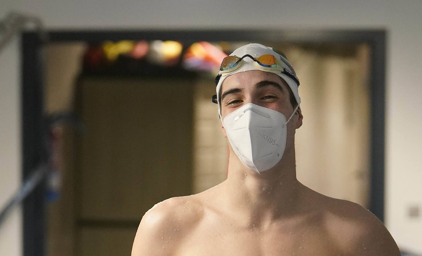 Xabier Aguilar en el Trofeo de Navidad celerado en Paco Yoldi. 