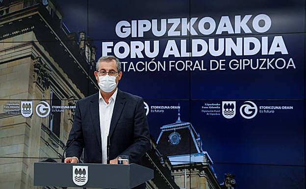 El diputado general de Gipuzkoa, Markel Olano. 