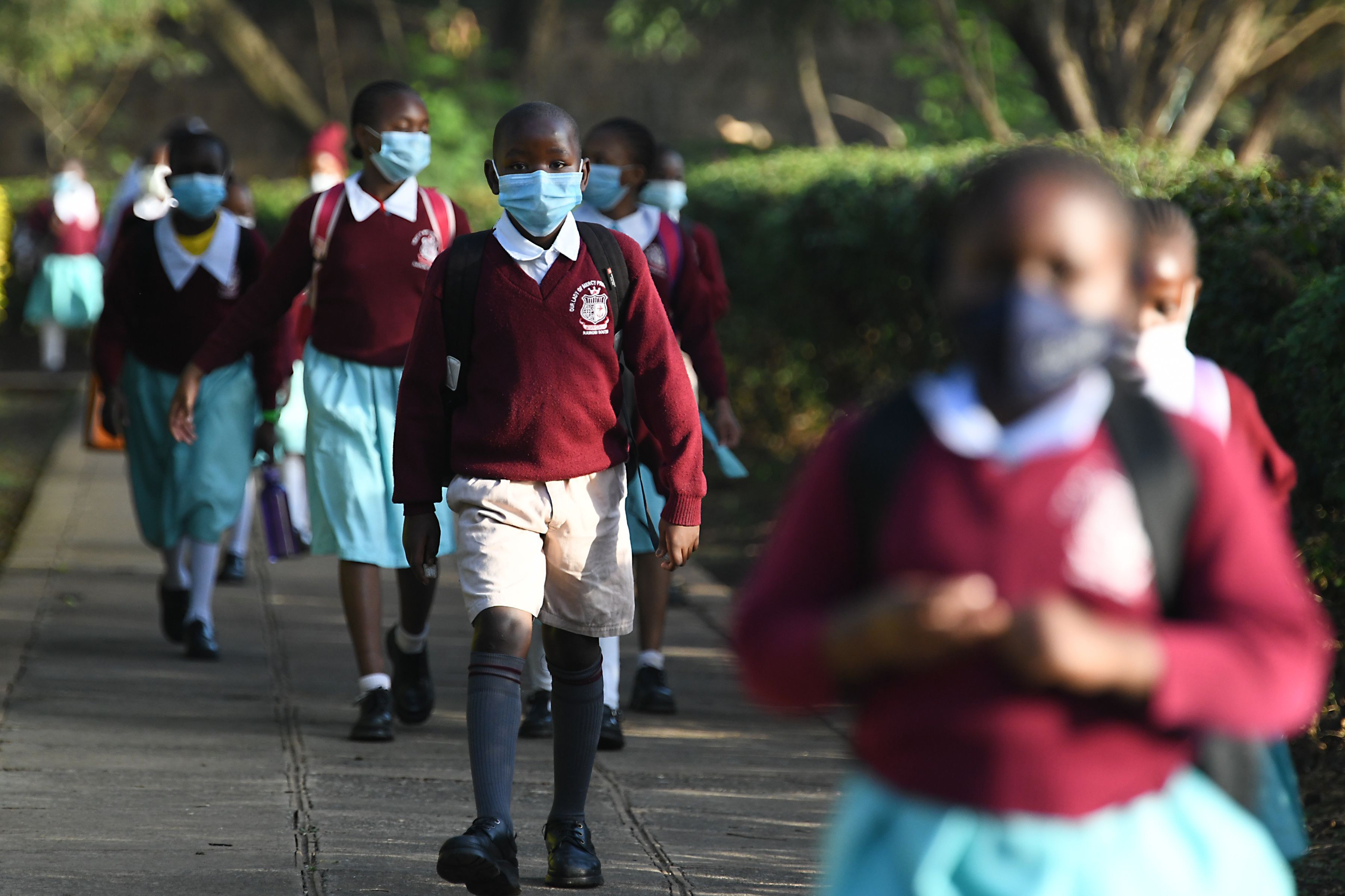 Fotos: Los niños de Nairobi vuelven al colegio tras el parón por la pandemia