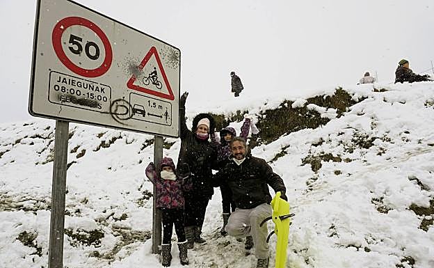 Imagen principal - Tres estampas invernales en Bianditz.