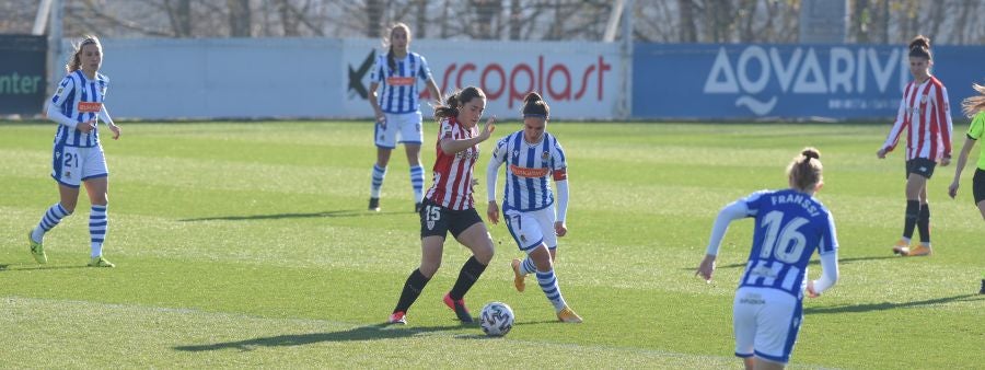 La Real Sociedad se lleva también el derbi femenino. 