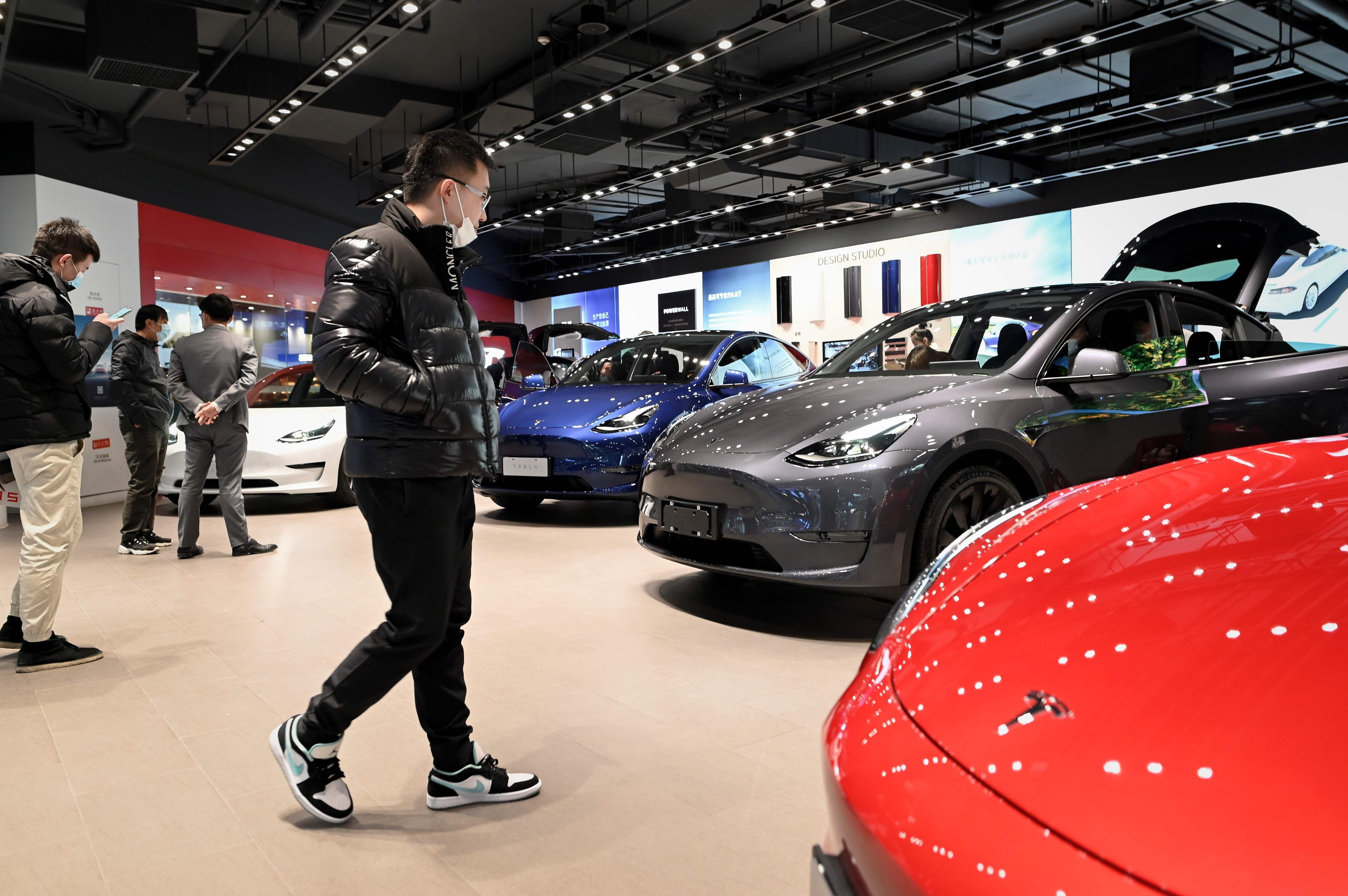 Fotos: Tesla presenta su nuevo modelo de coche en Pekín