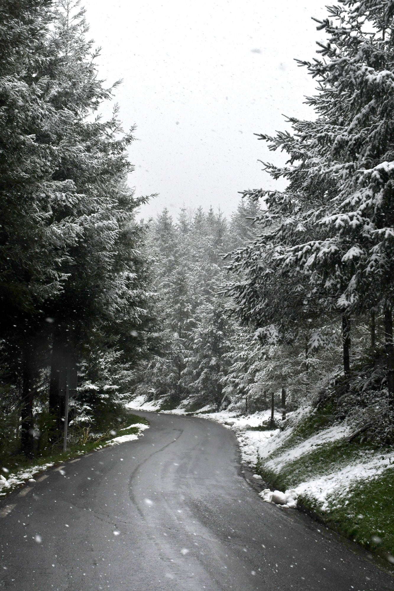 Los copos de nieve cubren las localidades de mayor altitud del territorio