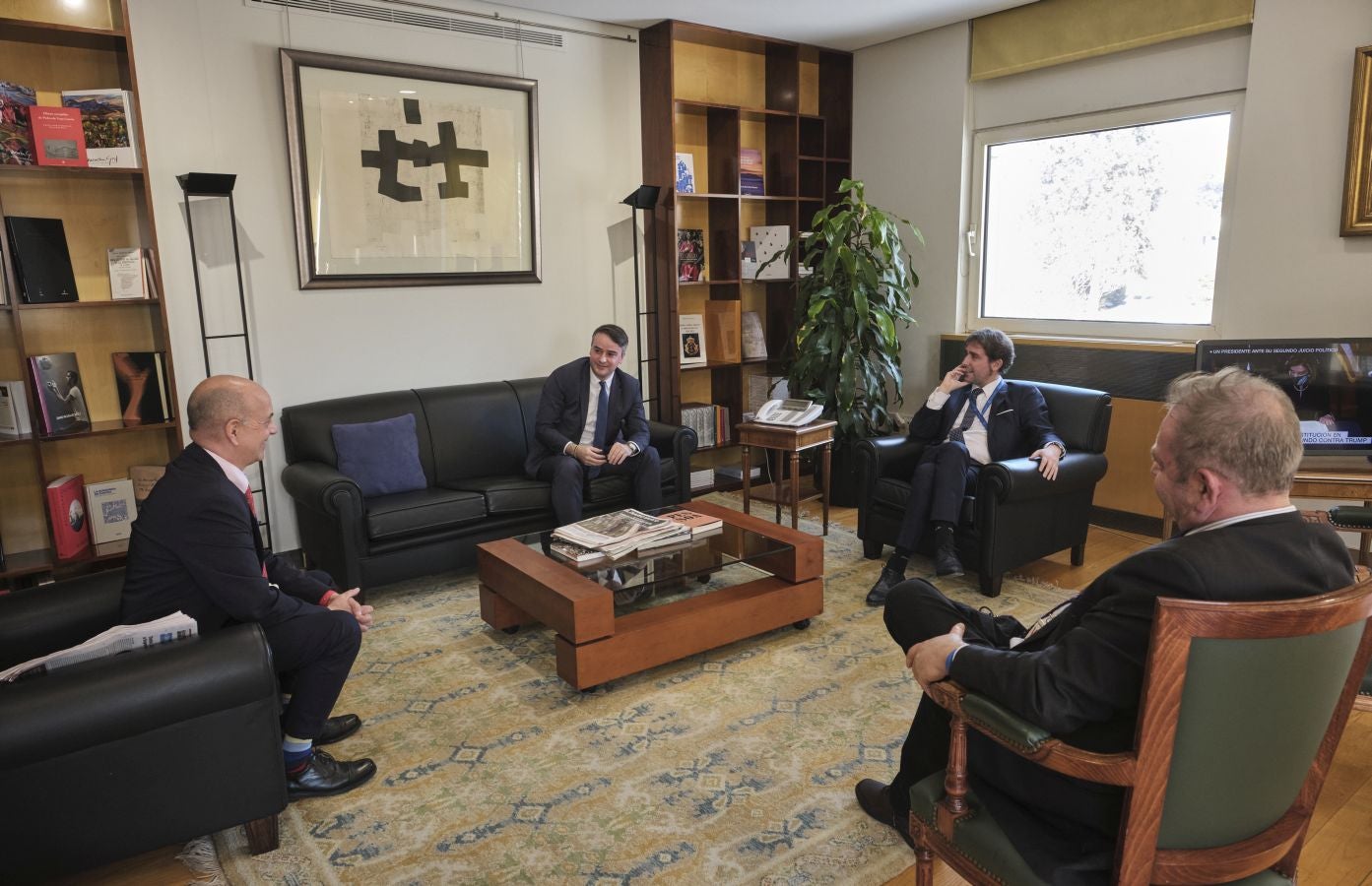 Fotos: La entrevista a Iván Redondo, en imágenes