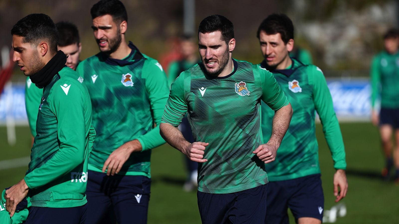 Fotos: La Real se ejercita pensando en la Copa