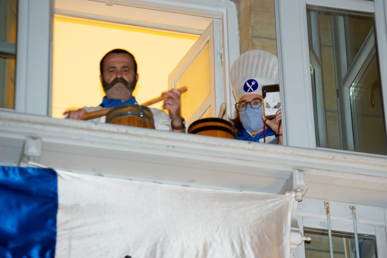 Fotos: La marcha, en los balcones