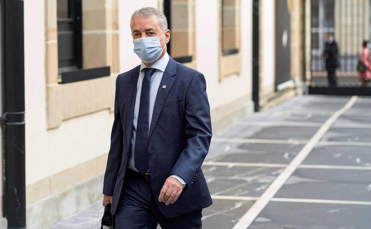 Coronavirus Euskadi: Urkullu lamenta que «se pierda una oportunidad» de consenso tras el rechazo del Gobierno de adelantar el toque de queda