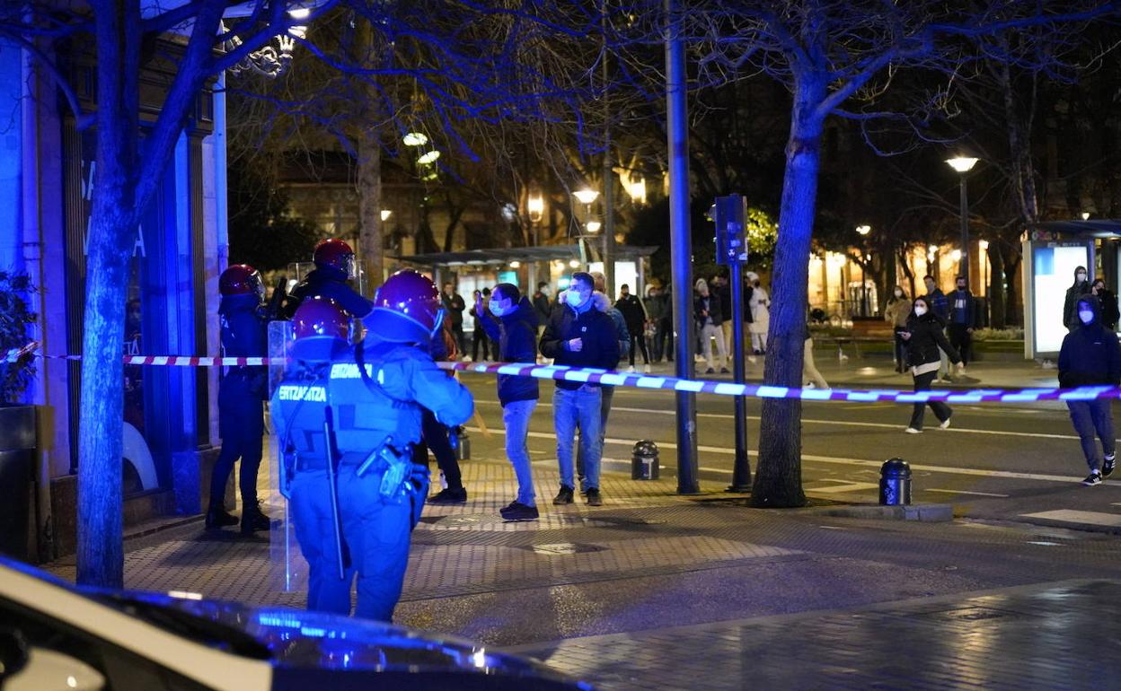 Goia expresa su «tristeza» por los incidentes en la Parte Vieja y pide que «se piense en la comunidad»