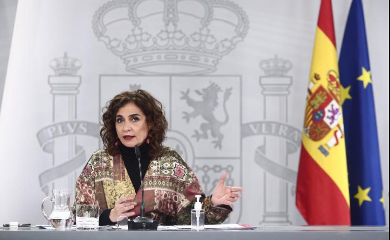 María Jesús Montero, ministra de Hacienda y portavoz del Gobierno 