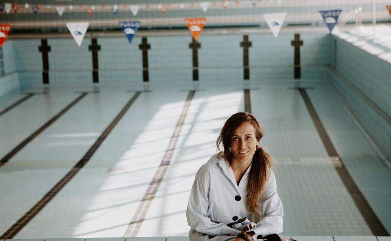 Ane Saseta, entrenadora y presidenta del Bidasoa XXI.