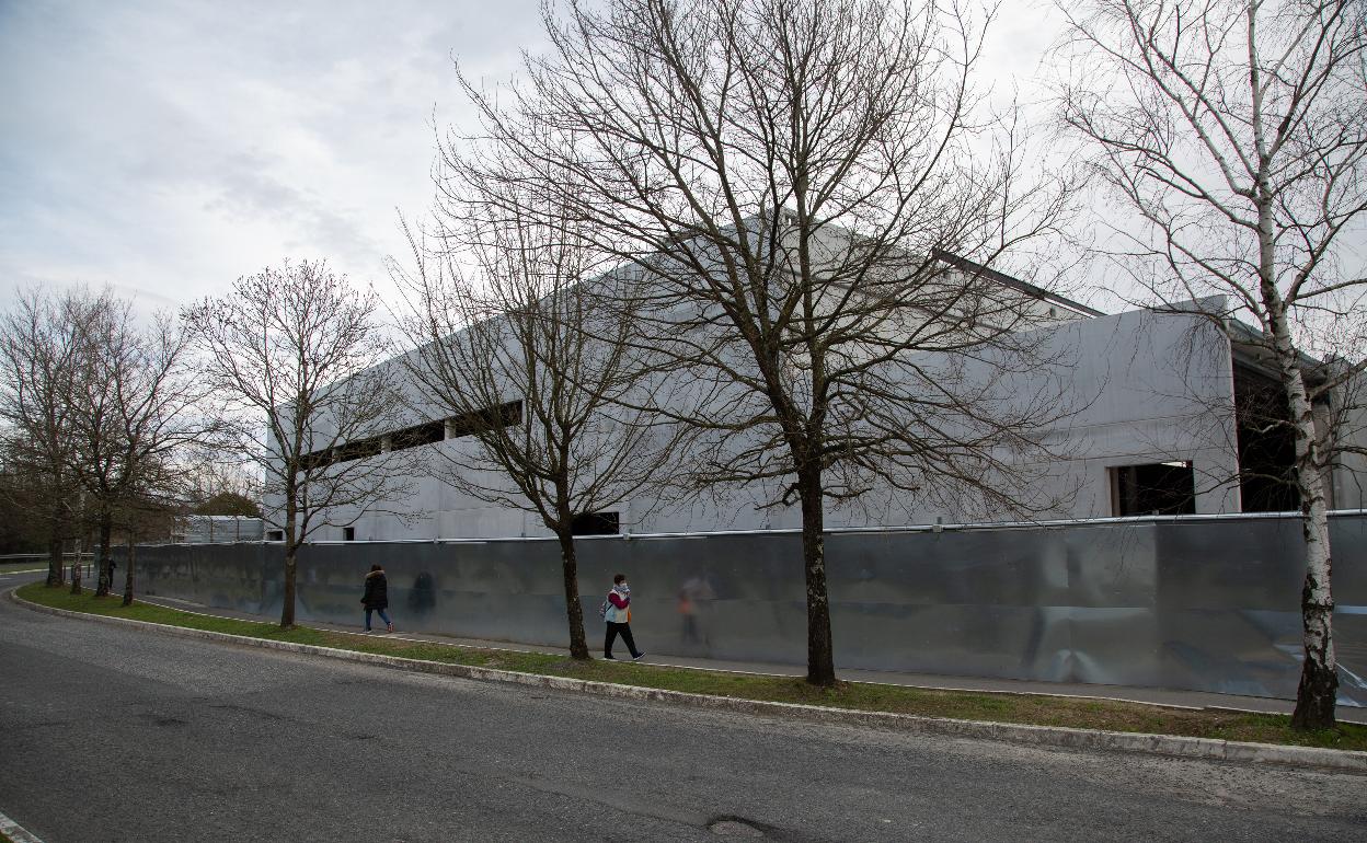Obras de amplación del centro comercial Garbera.