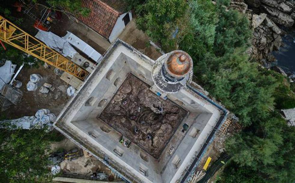 «Hice la fotografía de la escultura a ciegas»