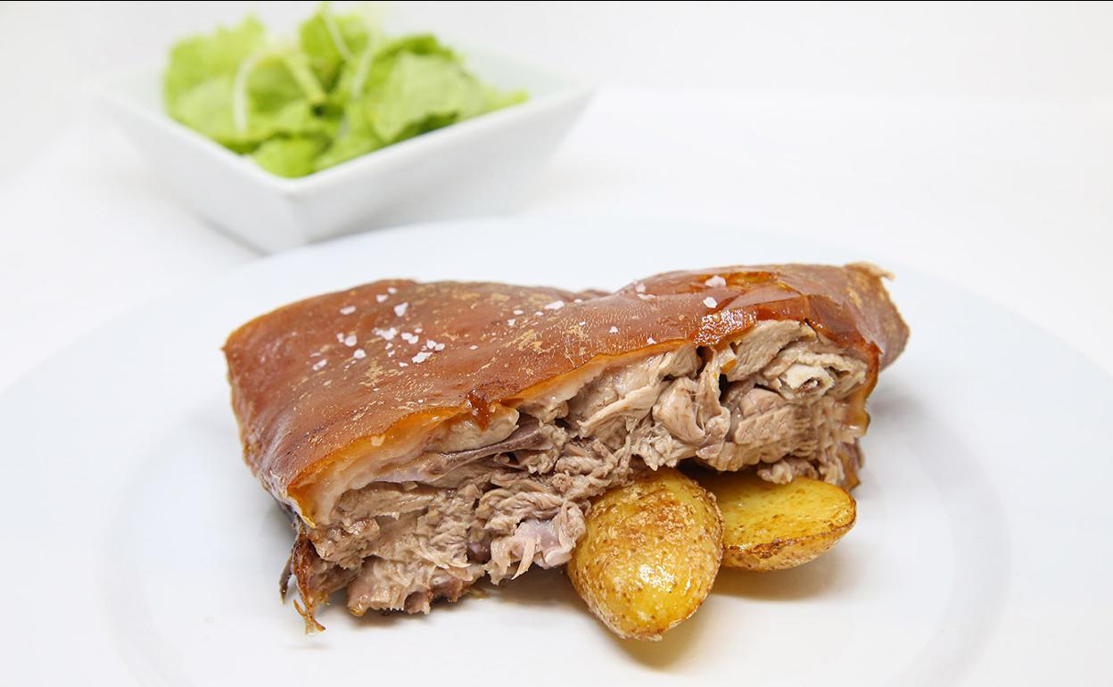 Receta de cochinillo de Usarre de Félix Belaunzaran
