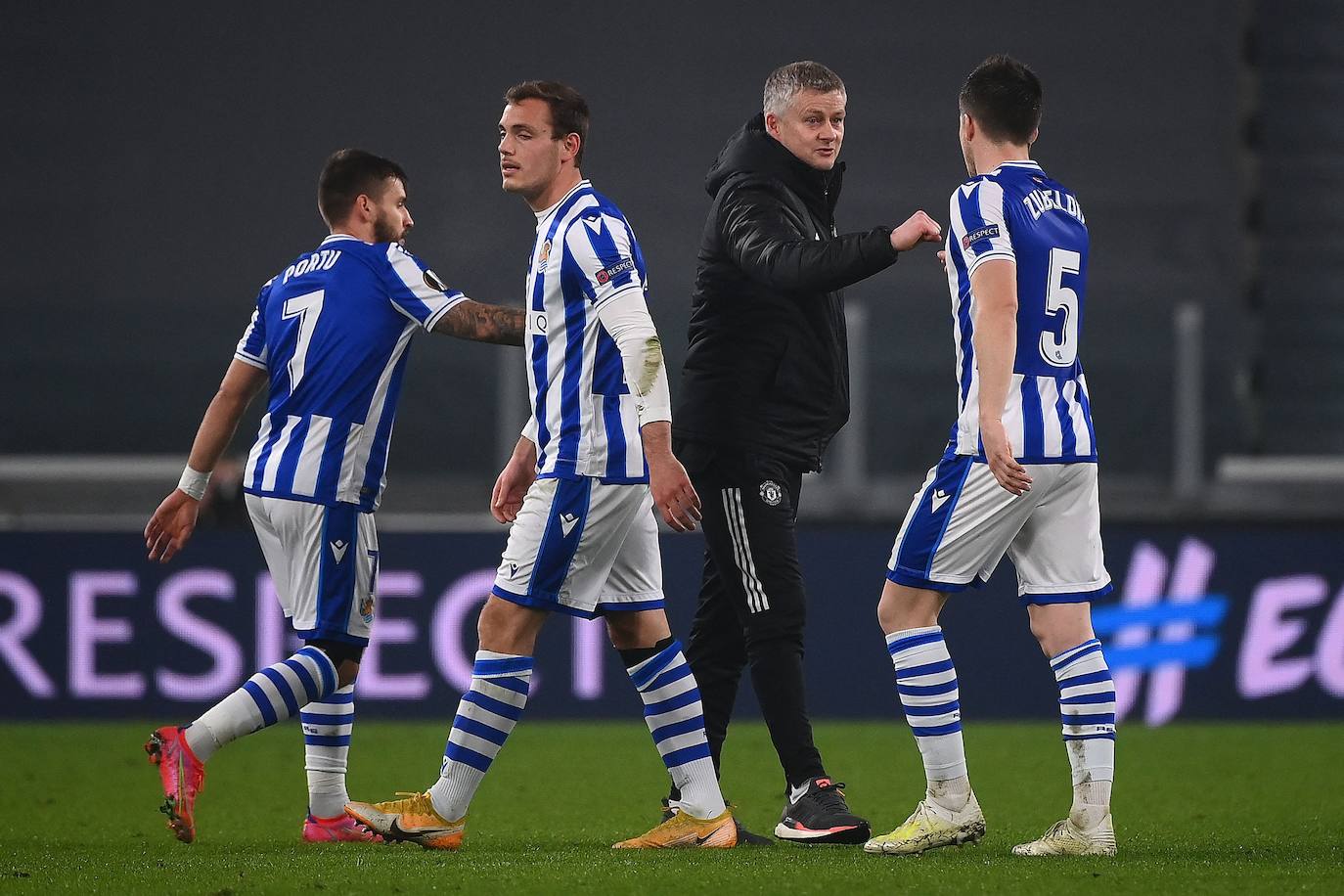 Imágenes del Real Sociedad - Manchester United