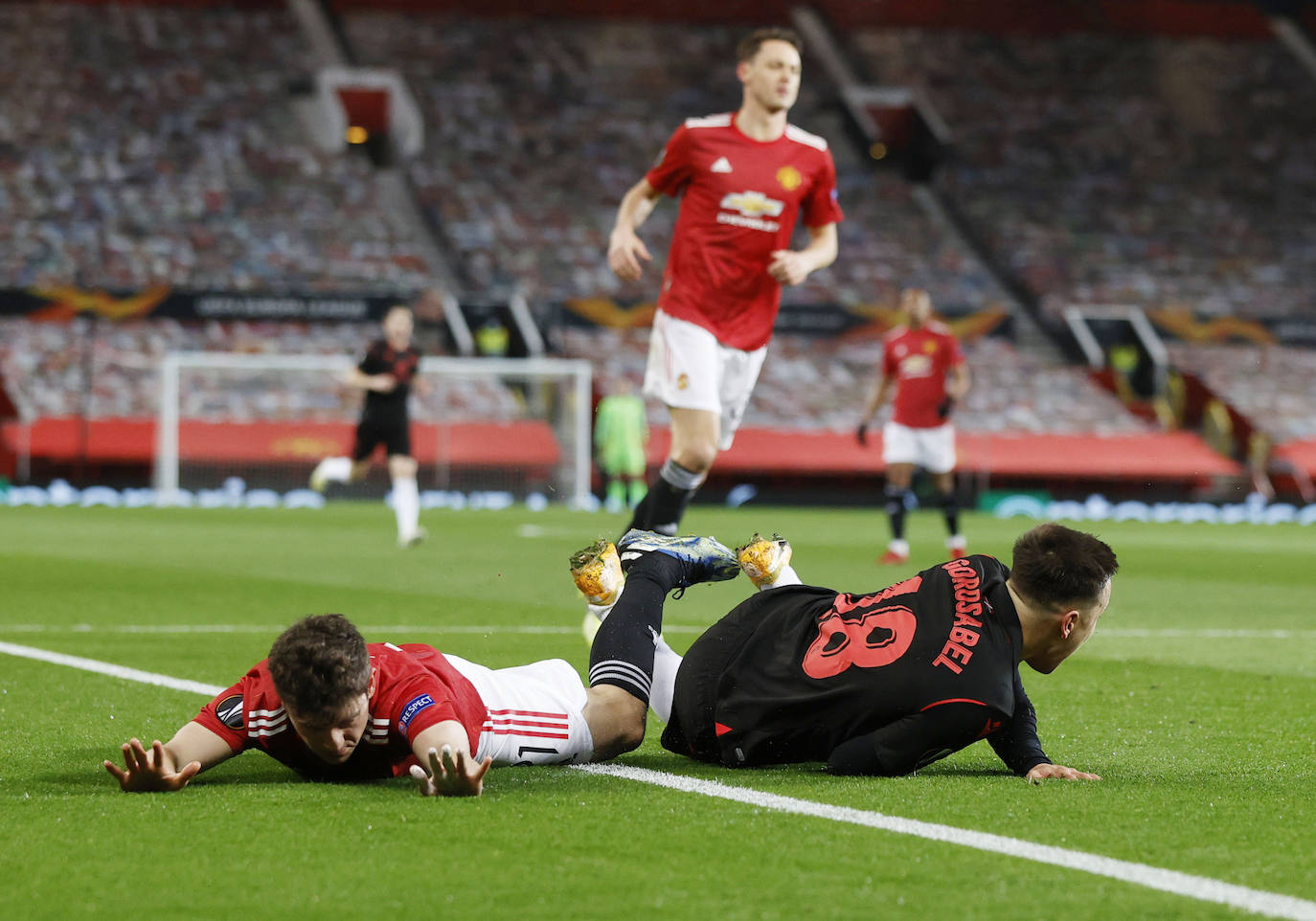 Fotos: Las imágenes del Manchester United - Real Sociedad