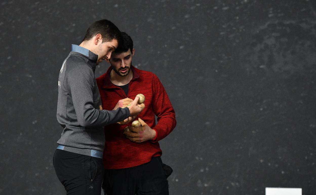 Elección de material en el frontón Guretzeaga de Zestoa