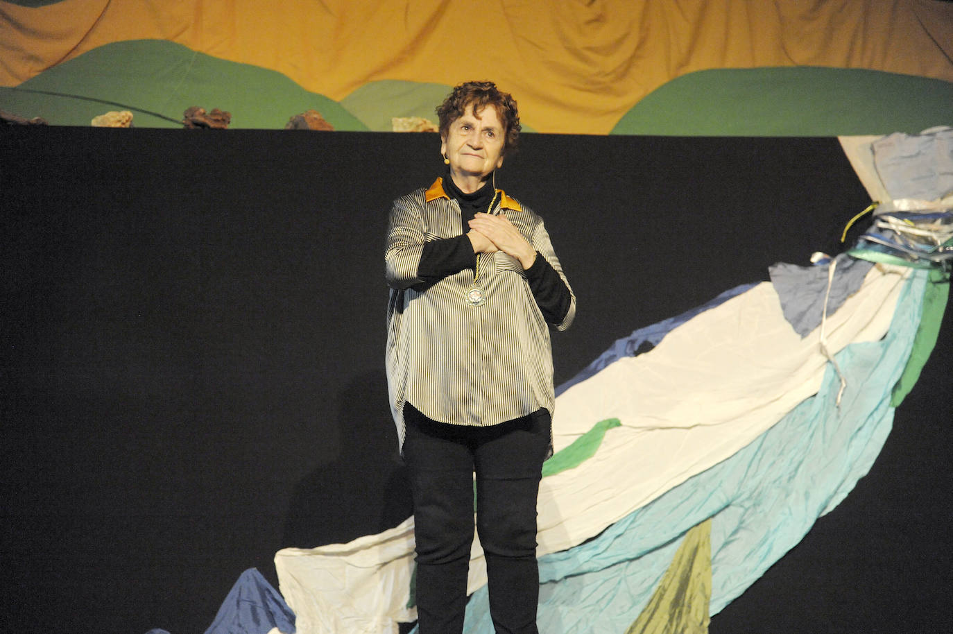 La titiritera y confundadora de Txontxongillo Taldea, Enkarni Genua, ingresa como socia de número en la Real Sociedad Bascongada de Amigos del País