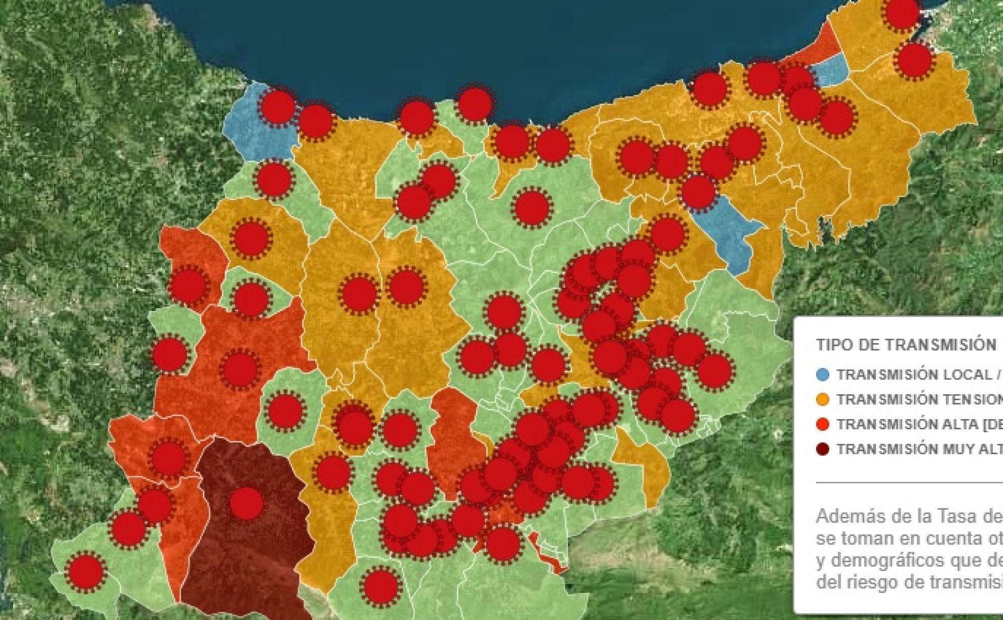 Coronavirus: Gipuzkoa reduce levemente su tasa de incidencia