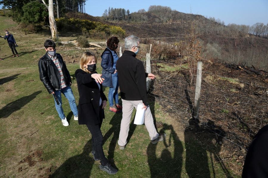 La Diputación de Gipuzkoa y el Ayuntamiento de Irun han hecho balance de los daños causados por el fuego de hace dos semanas