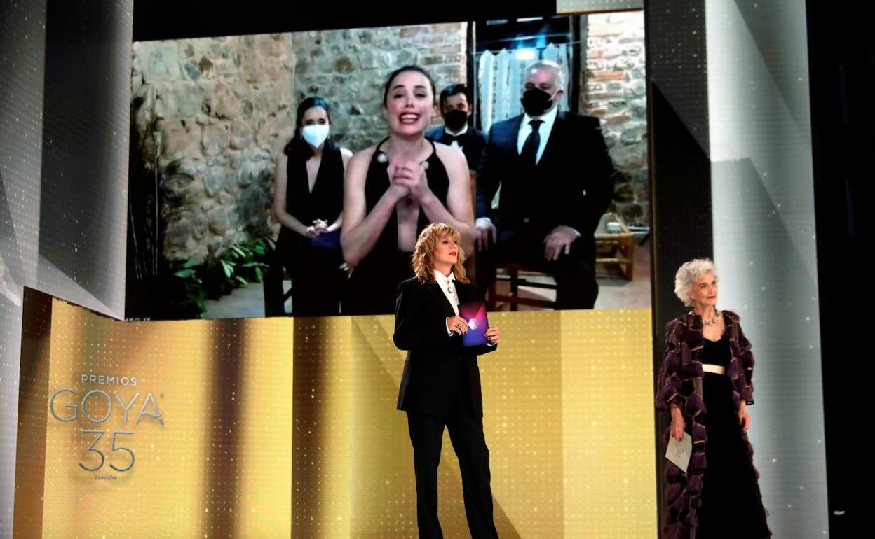 'Ane' filmeko protagonista nagusietako bat den Patricia López Arnaizen saria iragarri zuten unea. 