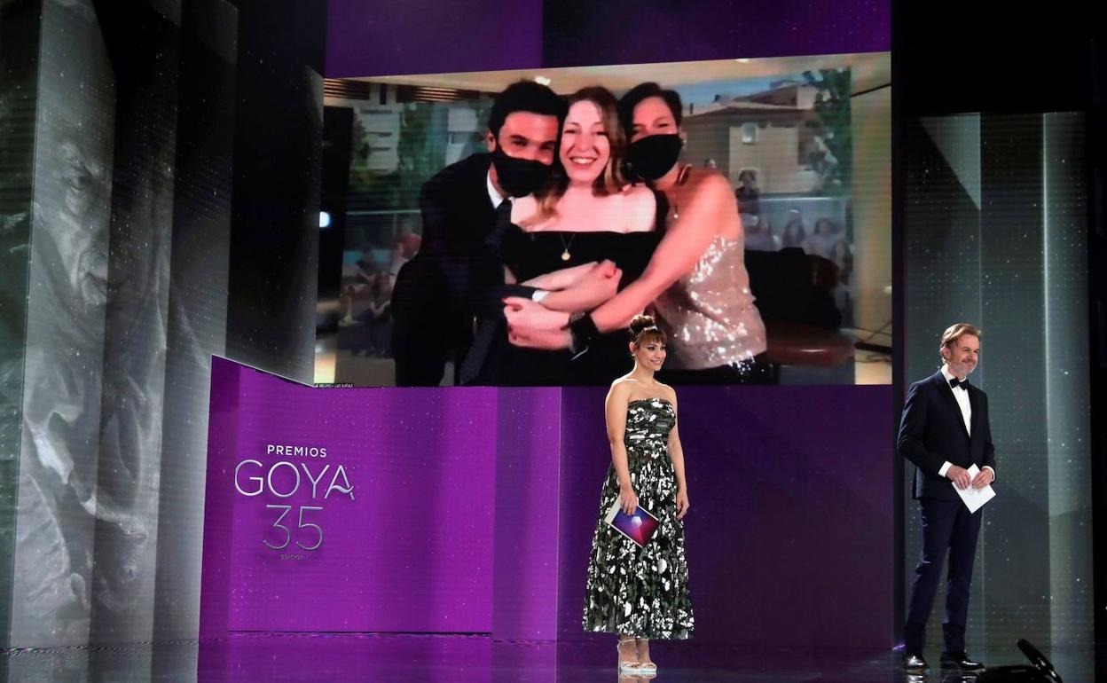 Pilar Palomero fue la gran triunfadora de la noche.