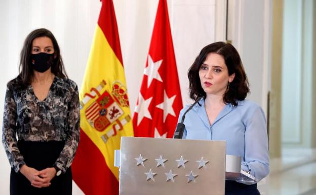 La presidenta de la Comunidad de Madrid, Isabel Díaz Ayuso 