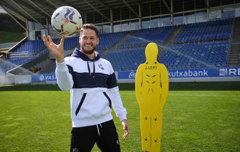 Álex Remiro lleva dos años disfrutando cada día en Zubieta como jugador de la Real. 
