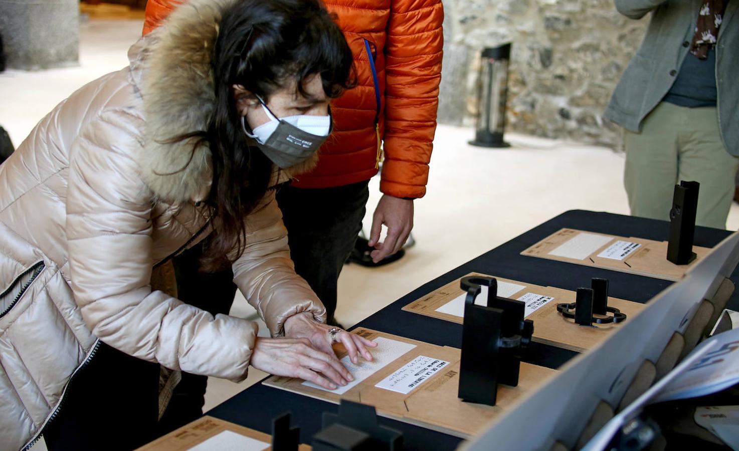 Una original iniciativa basada «en la empatía y la innovación» aúna a los estudiantes de formación profesional de Ortzadar, la ONCE, Chillida Leku y la Fundación Orange. 